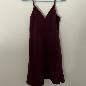 Express plum color dress